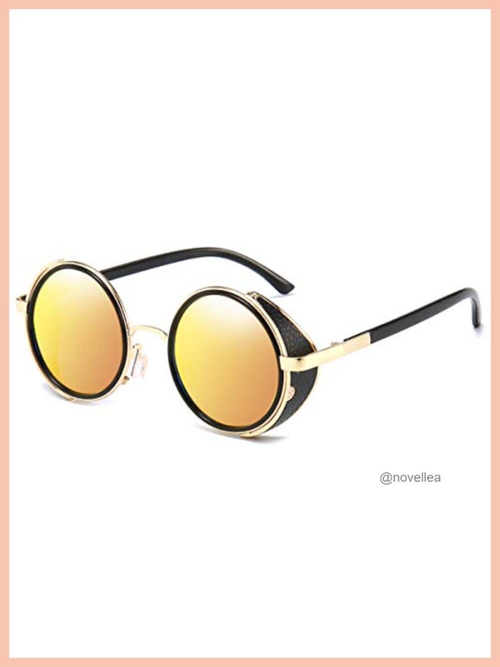 Vintage Retro Round Sunglasses Metal Circle Frame UV400